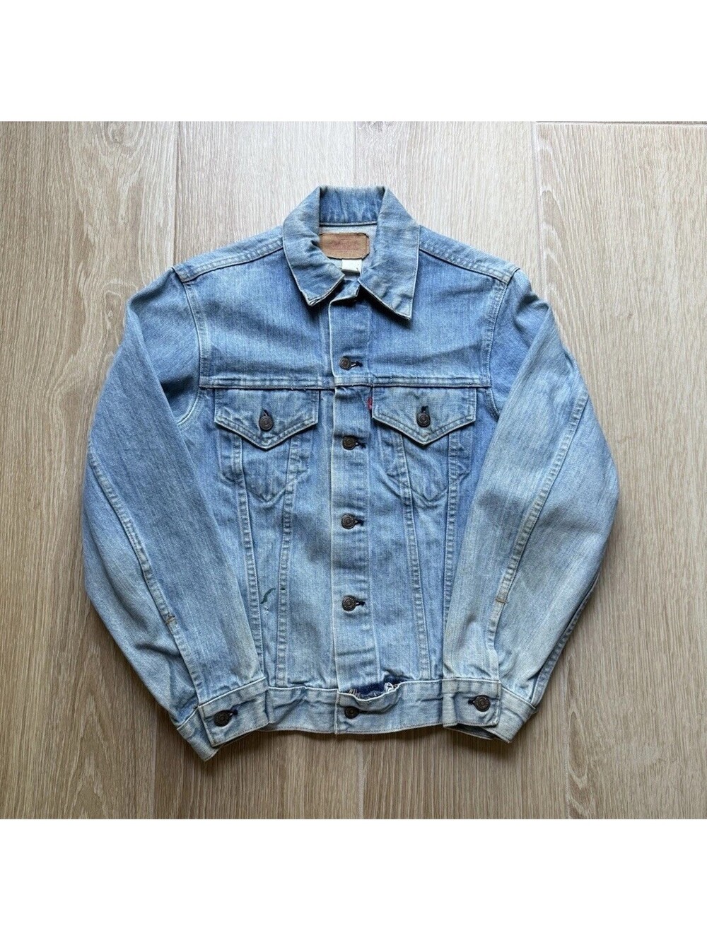 Vintage 70s/80s Levi's Denim Trucker Jacket Type 3 70505 0217 Adult Small